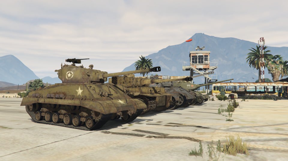GTA V Mods - Tanque de Guerra Gigante 