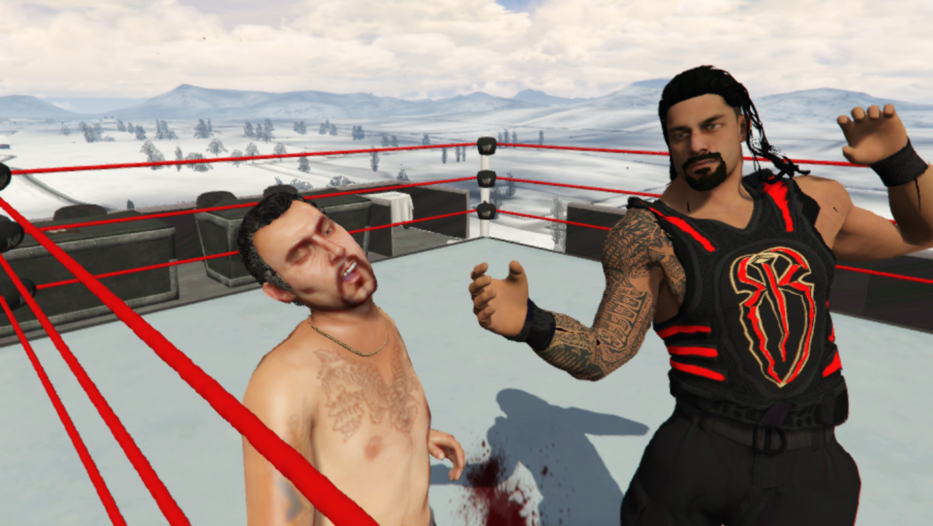 WWE Roman Reigns 2K22 (Add-On Ped) - GTA5-Mods.com