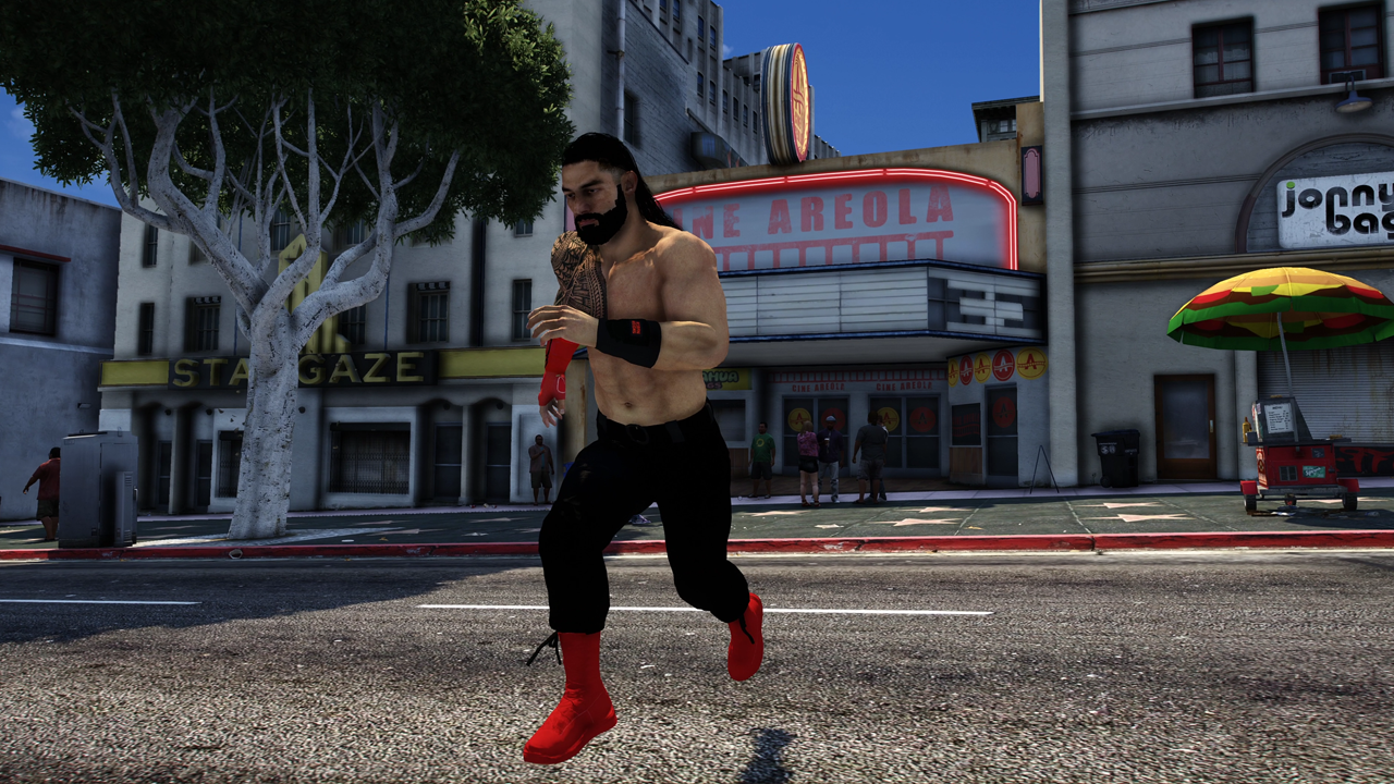 WWE Roman Reigns 2K22 (Add-On Ped) - GTA5-Mods.com