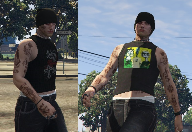 Y2K Tank Top for MP Male and Female - GTA5-Mods.com