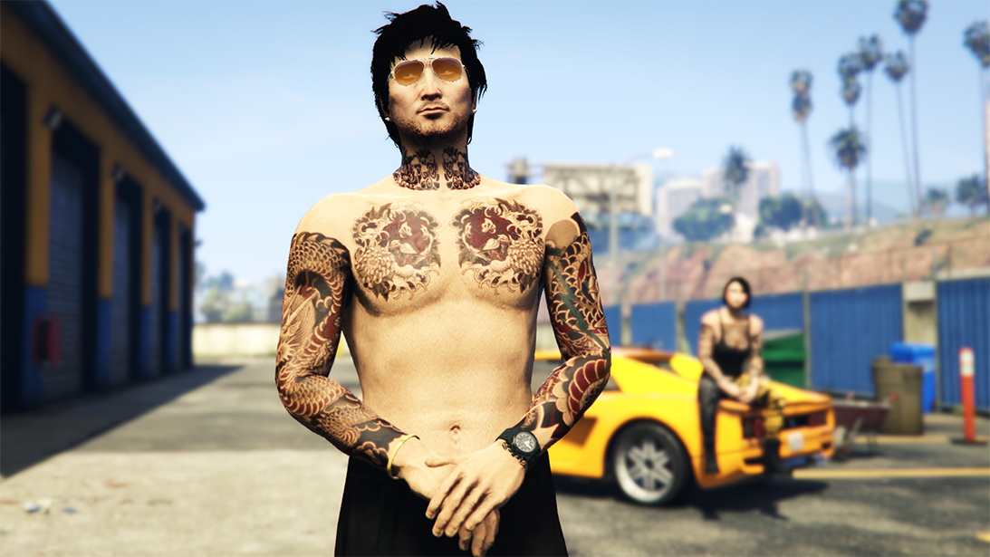 Virtual Hugs — 28 GTA Online Tattoos for The Sims 3 ○ Found...