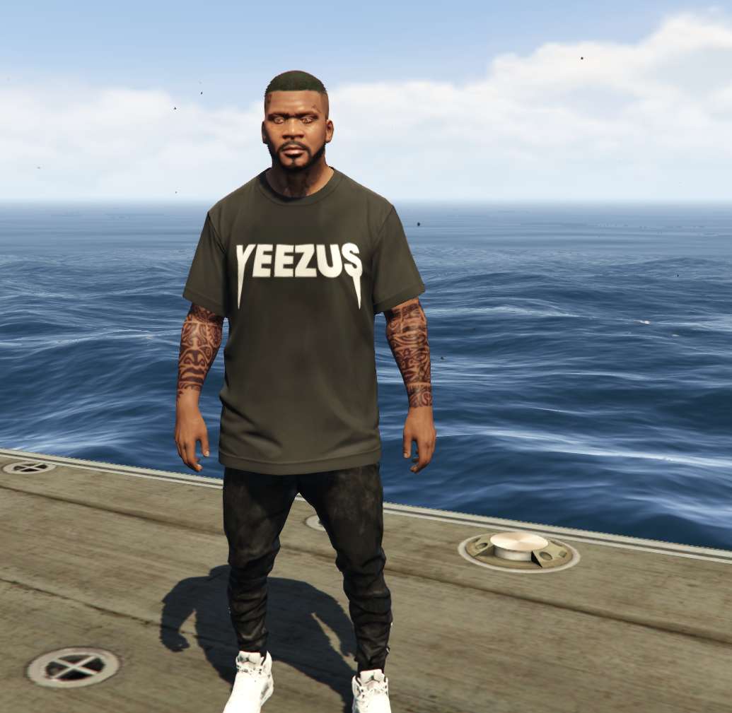 Yeezy shirts for Franklin - GTA5-Mods.com