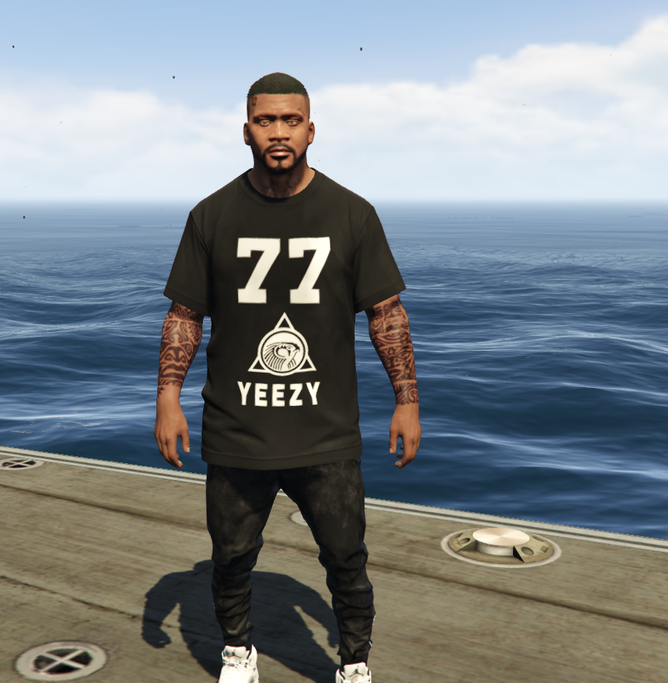 Yeezy shirts for Franklin - GTA5-Mods.com