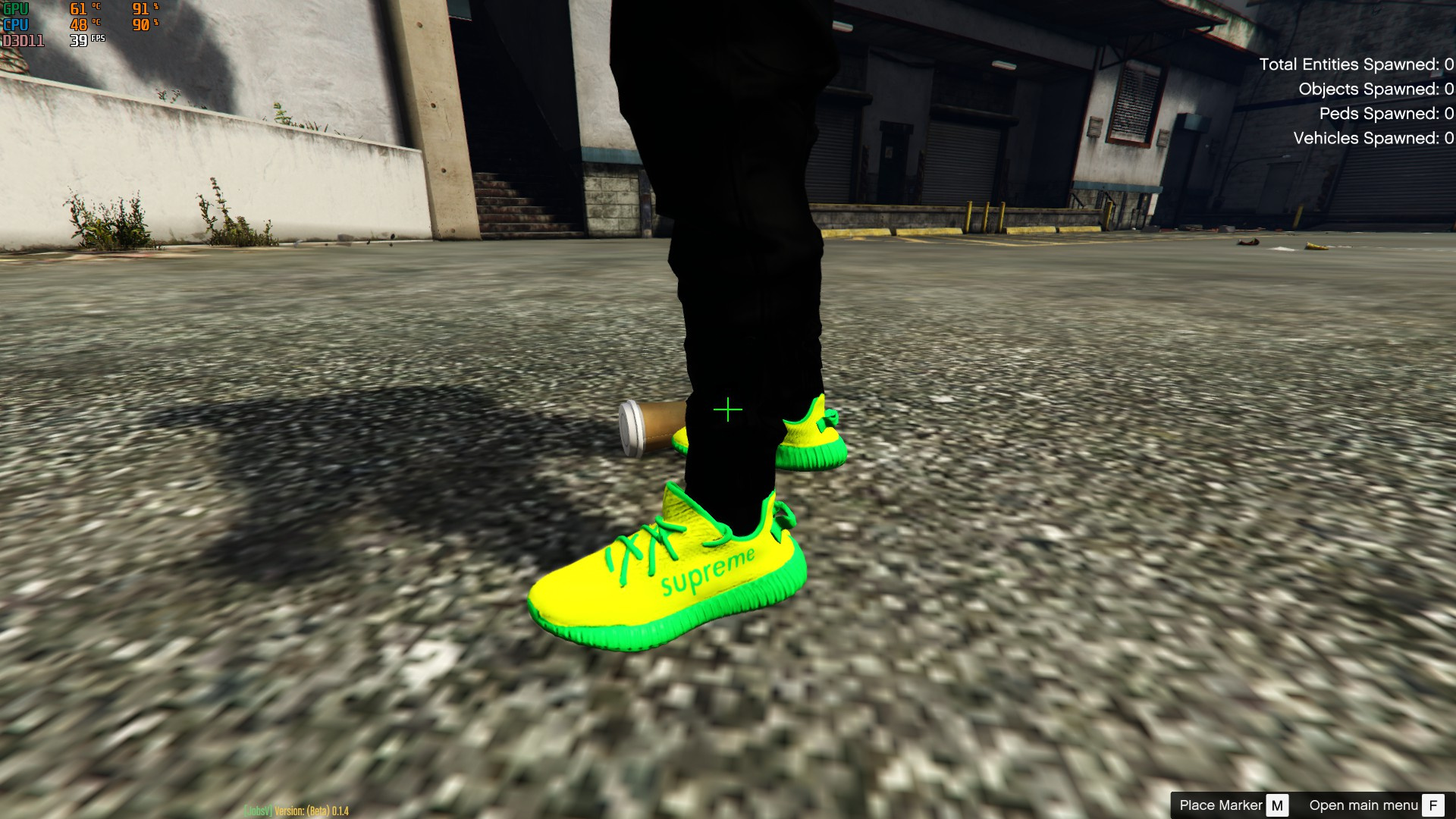 Download Louis Vuitton X Supreme Yeezy sneakers for GTA 5