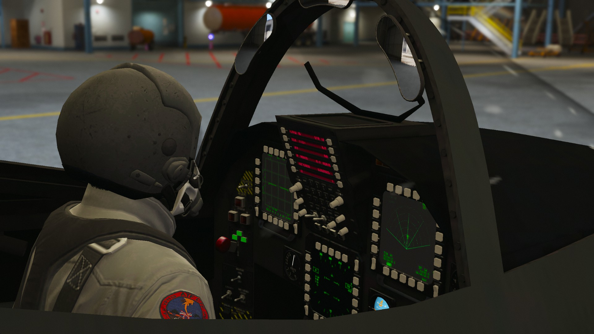YF-23 Test Pilot Flight Suit and Helmet for Freemode Male