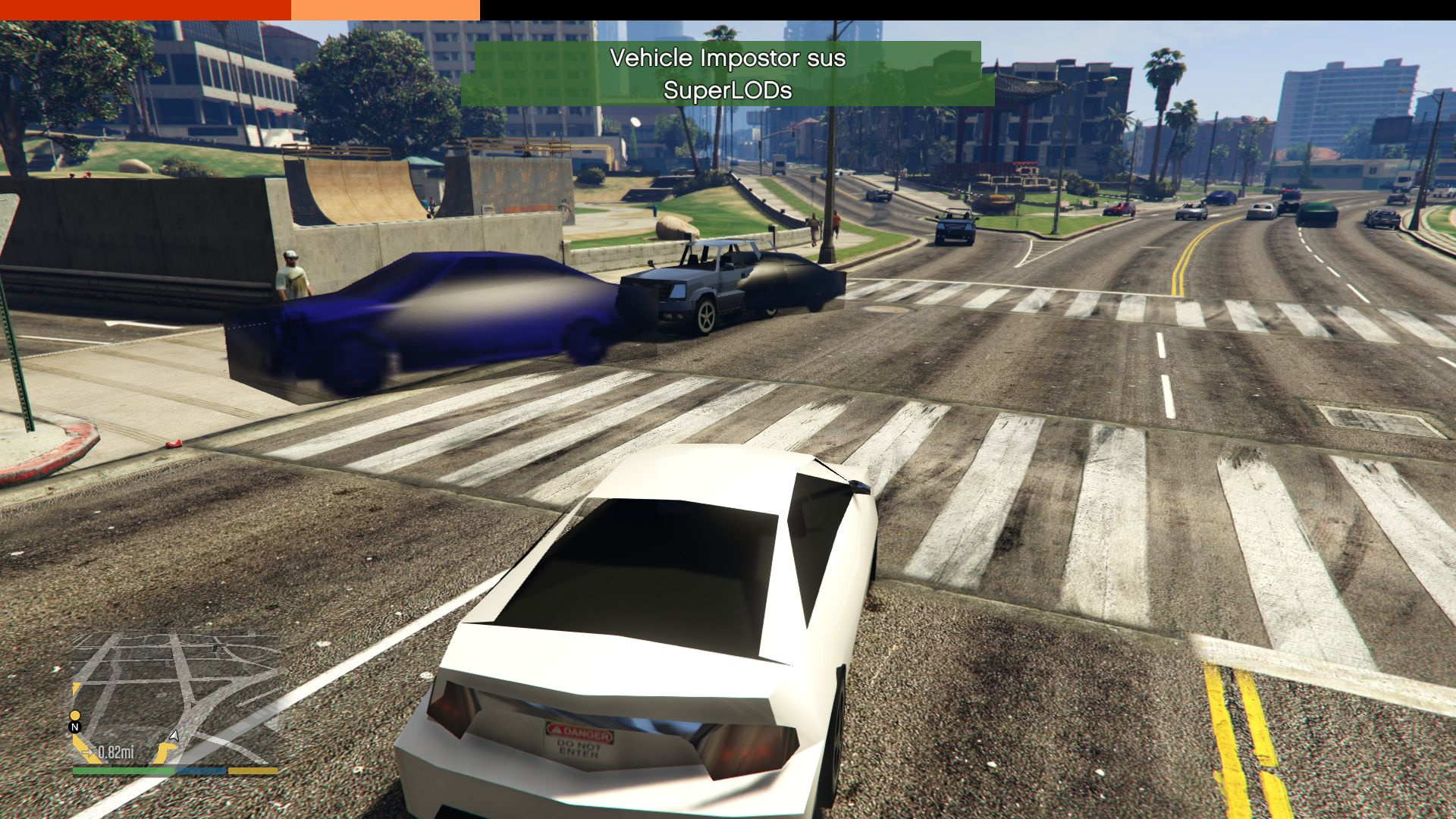 Trying to survive GTA 5's campaign amid the absurdity of the Chaos Mod