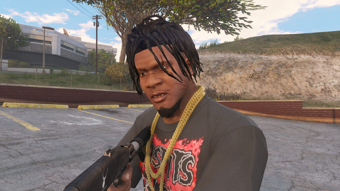 Zillakami face tats, grillz and palm tattoo - GTA5-Mods.com