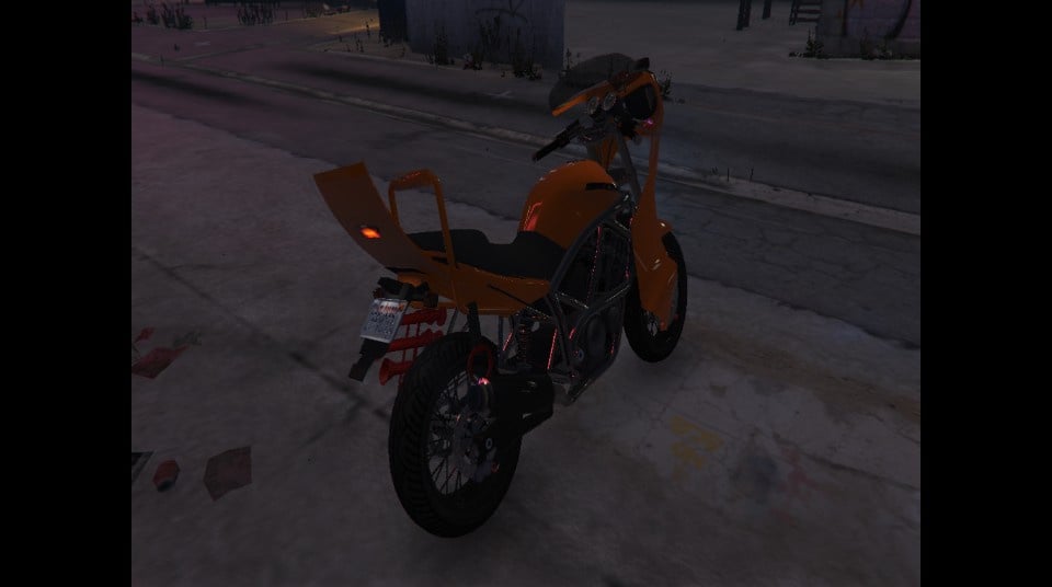 Shitzu PCJ-600 do GTA 5 - imagens, características e descrição de moto