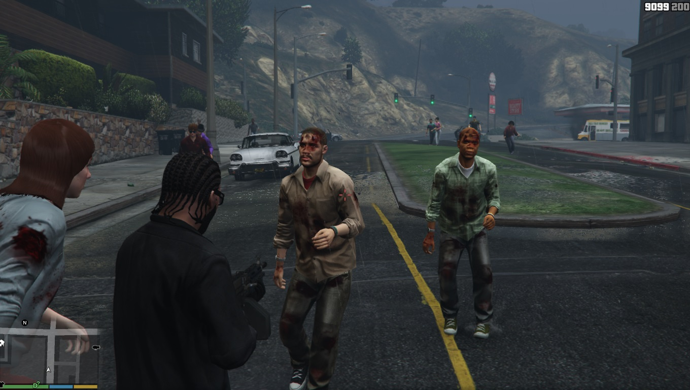 zombies on gta 5